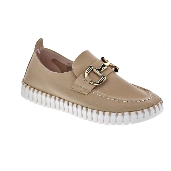 Mocasines Ilse Jacobsen zapatos Mujer modelo Tulip Beige 