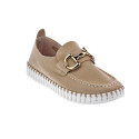 Mocasines Ilse Jacobsen zapatos Mujer modelo Tulip Beige 