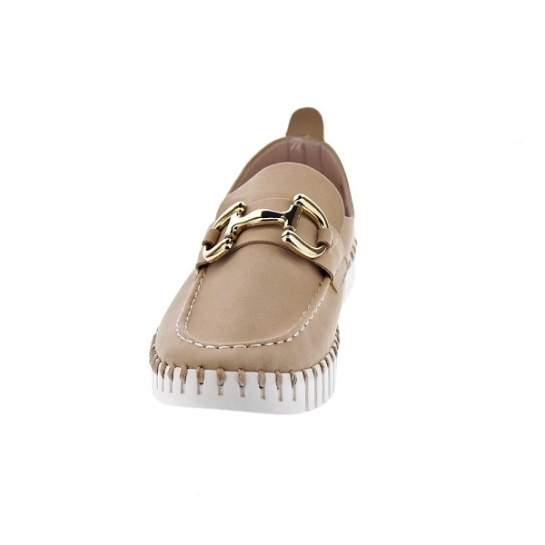Mocasines Ilse Jacobsen zapatos Mujer modelo Tulip Beige 