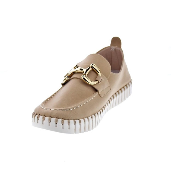 Mocasines Ilse Jacobsen zapatos Mujer modelo Tulip Beige 