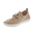 Mocasines Ilse Jacobsen zapatos Mujer modelo Tulip Beige 