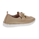 Mocasines Ilse Jacobsen zapatos Mujer modelo Tulip Beige 