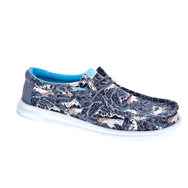 Mocasines Hey Dude zapatos Hombre modelo Wally H2O Negro Cordón