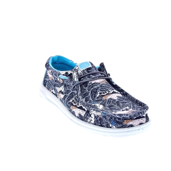 Mocasines Hey Dude zapatos Hombre modelo Wally H2O Negro Cordón