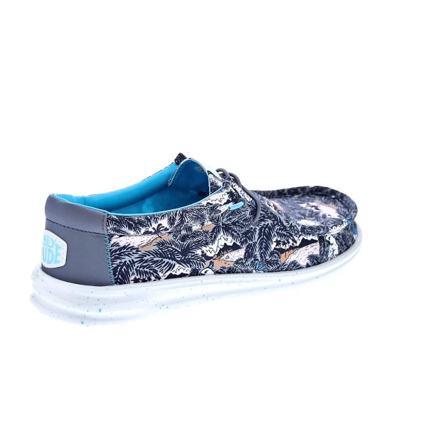 Mocasines Hey Dude zapatos Hombre modelo Wally H2O Negro Cordón