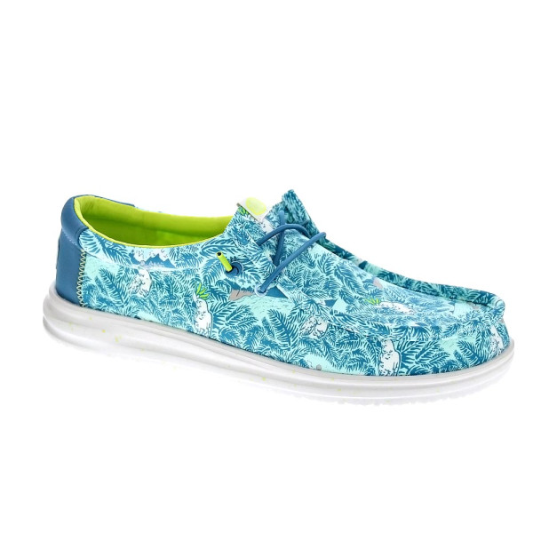 Mocasines Hey Dude zapatos Hombre modelo Wally H2O Azul Cordón