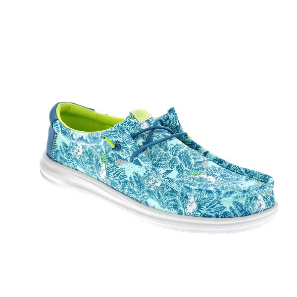 Mocasines Hey Dude zapatos Hombre modelo Wally H2O Azul Cordón