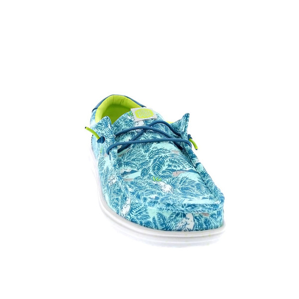 Mocasines Hey Dude zapatos Hombre modelo Wally H2O Azul Cordón