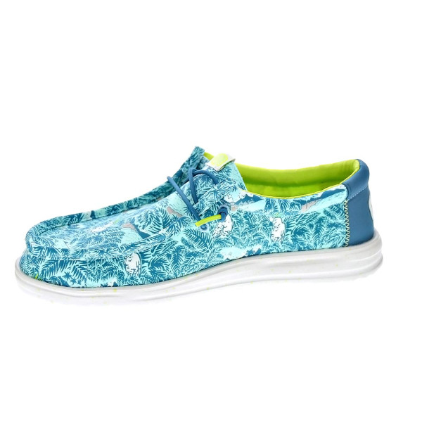 Mocasines Hey Dude zapatos Hombre modelo Wally H2O Azul Cordón