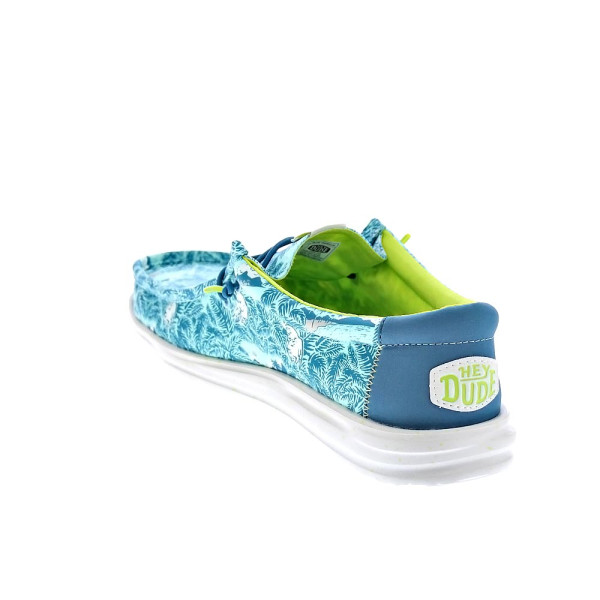 Mocasines Hey Dude zapatos Hombre modelo Wally H2O Azul Cordón
