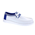 Mocasines Hey Dude zapatos Hombre modelo Wally Letterman Blanco Cordón