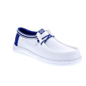 Mocasines Hey Dude zapatos Hombre modelo Wally Letterman Blanco Cordón