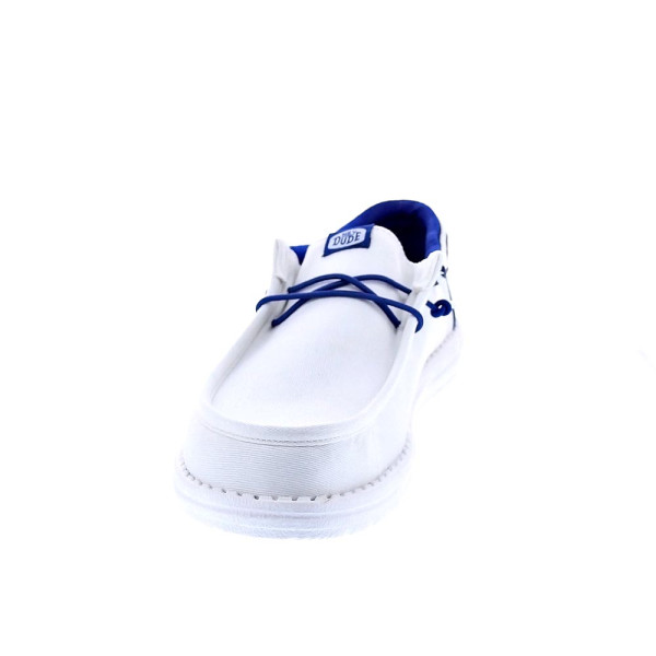 Mocasines Hey Dude zapatos Hombre modelo Wally Letterman Blanco Cordón