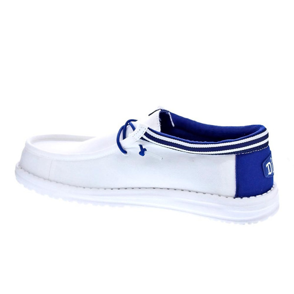Mocasines Hey Dude zapatos Hombre modelo Wally Letterman Blanco Cordón