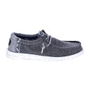 Mocasines Hey Dude zapatos Hombre modelo Wally Coastline Negro Cordón
