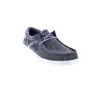 Mocasines Hey Dude zapatos Hombre modelo Wally Coastline Negro Cordón