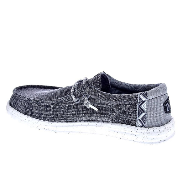 Mocasines Hey Dude zapatos Hombre modelo Wally Coastline Negro Cordón