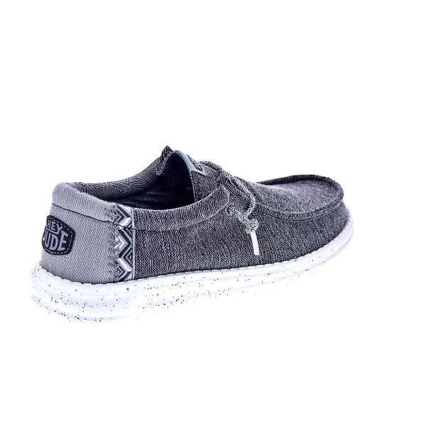 Mocasines Hey Dude zapatos Hombre modelo Wally Coastline Negro Cordón