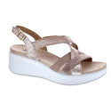 Sandalias Imac zapatos Mujer modelo 558630 Beige 