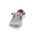 Mocasines Hey Dude zapatos Mujer modelo Wendy Sport Beige Cordón
