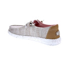 Mocasines Hey Dude zapatos Mujer modelo Wendy Sport Beige Cordón