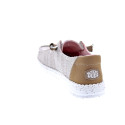 Mocasines Hey Dude zapatos Mujer modelo Wendy Sport Beige Cordón