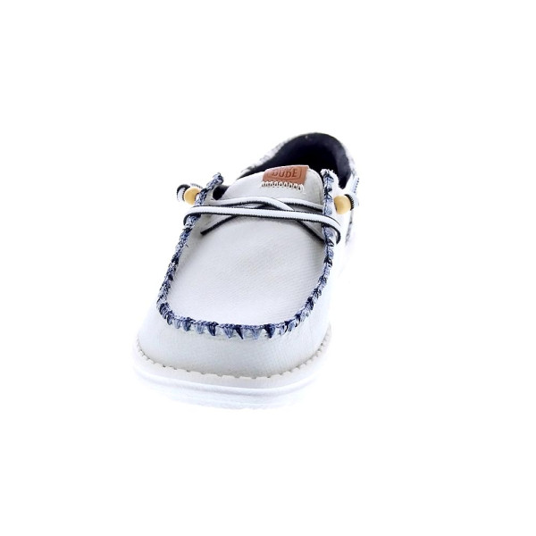 Mocasines Hey Dude zapatos Mujer modelo Wendy Funk Blanco Cordón
