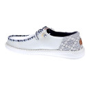 Mocasines Hey Dude zapatos Mujer modelo Wendy Funk Blanco Cordón