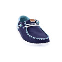 Mocasines Hey Dude zapatos Mujer modelo Wendy Funk Azul Cordón