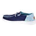 Mocasines Hey Dude zapatos Mujer modelo Wendy Funk Azul Cordón