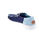 Mocasines Hey Dude zapatos Mujer modelo Wendy Funk Azul Cordón