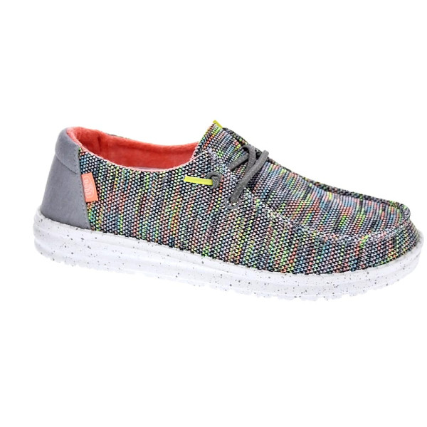 Mocasines Hey Dude zapatos Mujer modelo Wendy Sox Verde Cordón