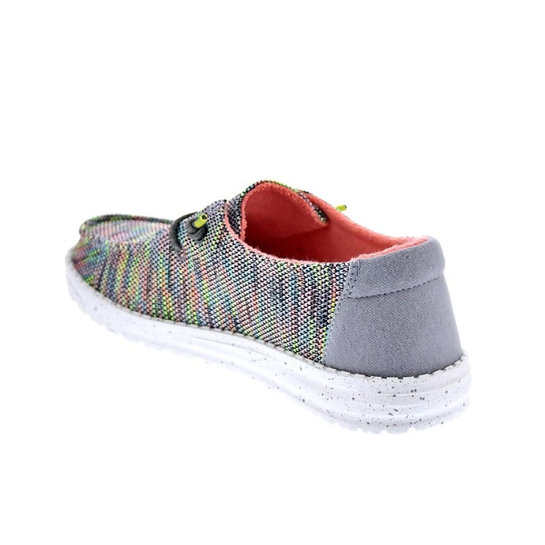 Mocasines Hey Dude zapatos Mujer modelo Wendy Sox Verde Cordón