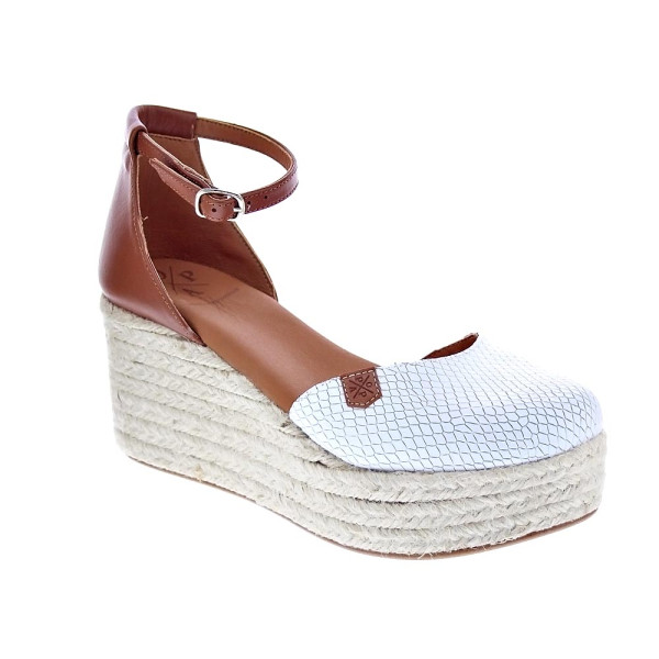 Alpargatas Popa zapatos Mujer modelo Cantalar Snake Marrón Hebilla