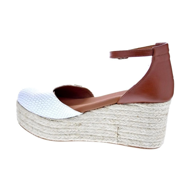 Alpargatas Popa zapatos Mujer modelo Cantalar Snake Marrón Hebilla