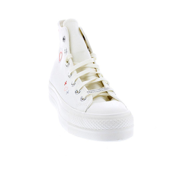 Zapatillas botas Converse zapatos Mujer modelo Chuck Taylor Beige Cordón