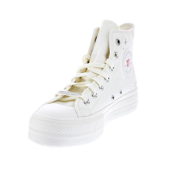 Zapatillas botas Converse zapatos Mujer modelo Chuck Taylor Beige Cordón