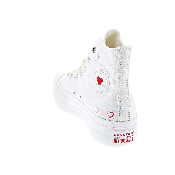 Zapatillas botas Converse zapatos Mujer modelo Chuck Taylor Beige Cordón