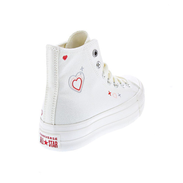 Zapatillas botas Converse zapatos Mujer modelo Chuck Taylor Beige Cordón