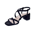 Sandalias Tamaris zapatos Mujer modelo 28204 Negro Hebilla