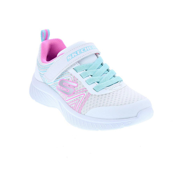 Zapatillas Skechers zapatos Niño modelo Microspec Azul Velcro