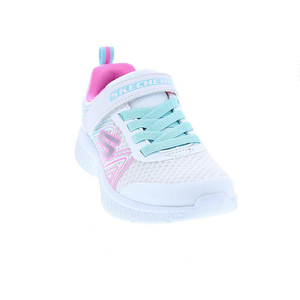 Zapatillas Skechers zapatos Niño modelo Microspec Azul Velcro