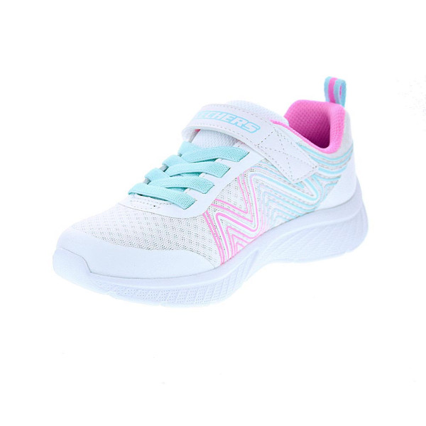 Zapatillas Skechers zapatos Niño modelo Microspec Azul Velcro