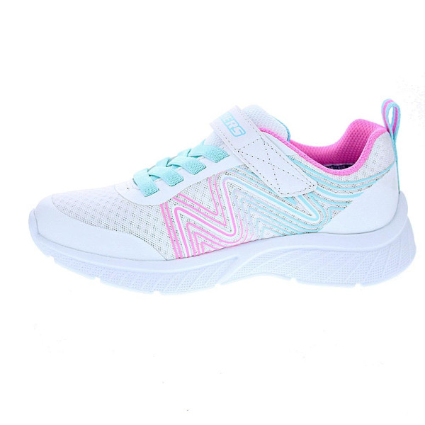 Zapatillas Skechers zapatos Niño modelo Microspec Azul Velcro