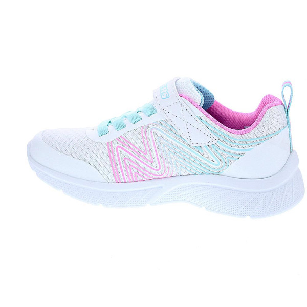 Zapatillas Skechers zapatos Niño modelo Microspec Azul Velcro