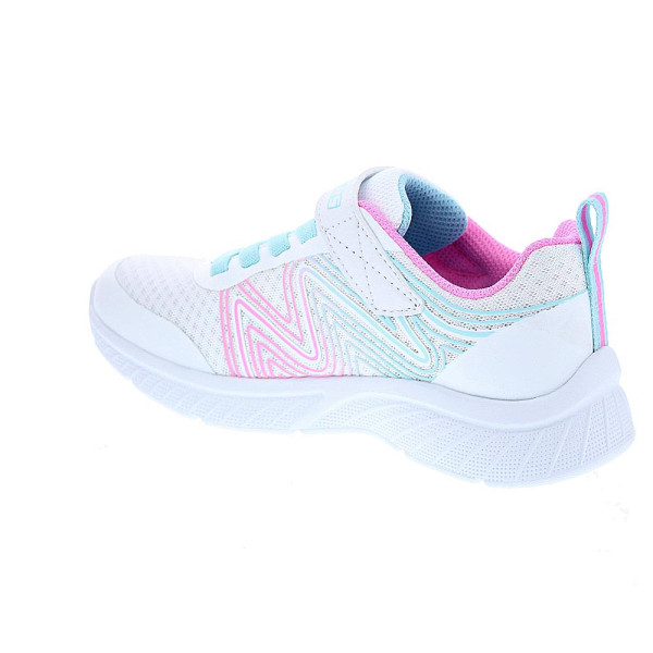 Zapatillas Skechers zapatos Niño modelo Microspec Azul Velcro