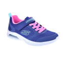 Zapatillas Skechers zapatos Niña modelo Microspec Azul Velcro