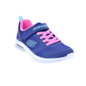 Zapatillas Skechers zapatos Niña modelo Microspec Azul Velcro