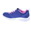 Zapatillas Skechers zapatos Niña modelo Microspec Azul Velcro