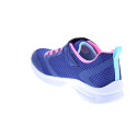 Zapatillas Skechers zapatos Niña modelo Microspec Azul Velcro